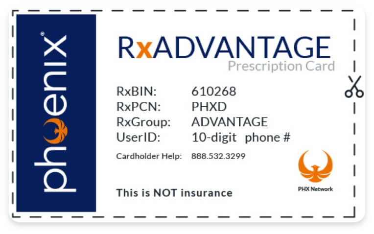 RxAdvantage Card Example